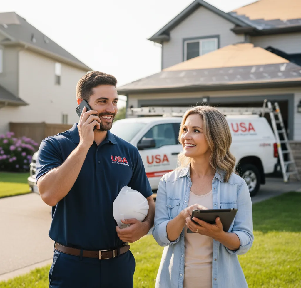 USA Roof Repair Experts customer support in Rock Point